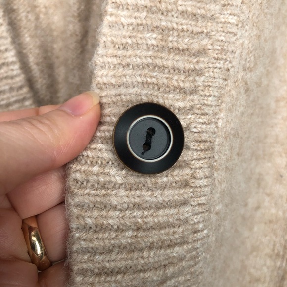 ASTR The Label Alpine Cardigan Women's XS Oatmeal Wool Blend Oversize Chunky - Picture 6 of 15